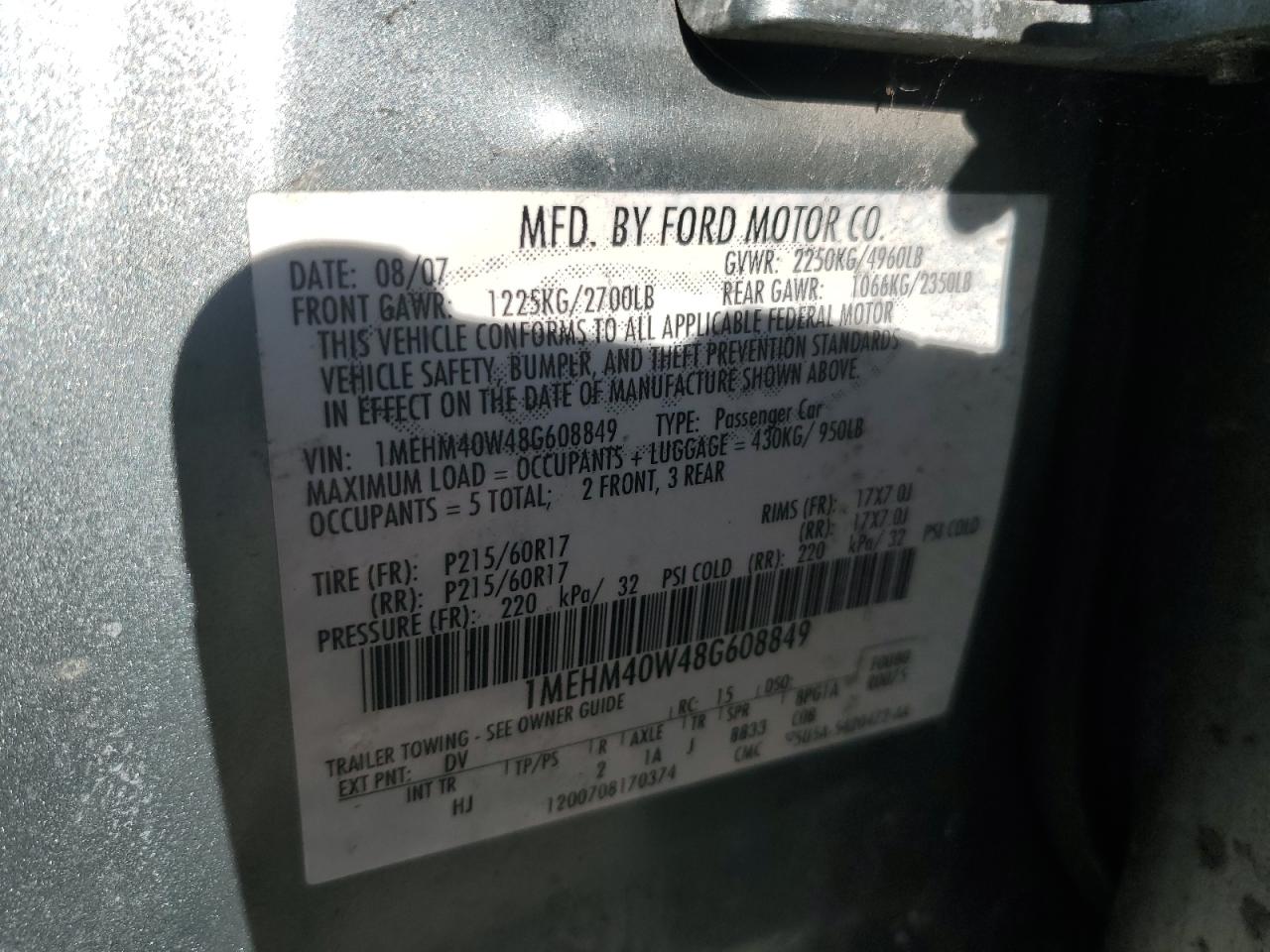 2008 Mercury Sable - Image 12