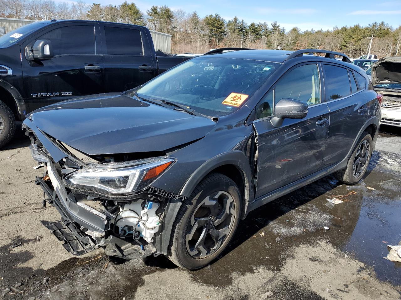 2021 Subaru Crosstrek Limited na sprzedaż w Exeter, RI - Front End