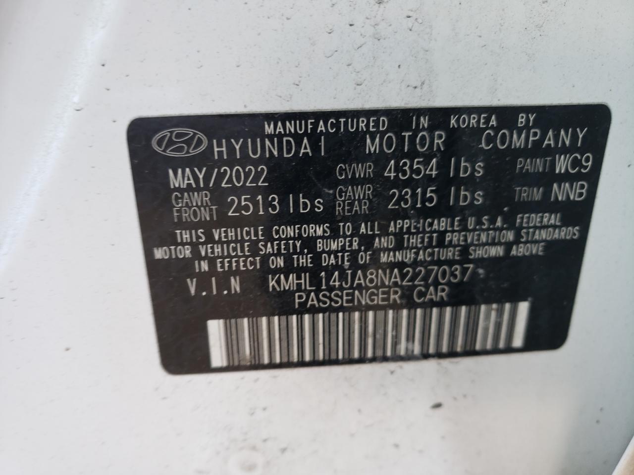 2022 Hyundai Sonata - Image 12