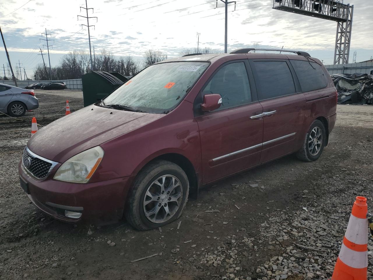 2014 Kia Sedona Ex de vânzare în Columbus, OH - Normal Wear