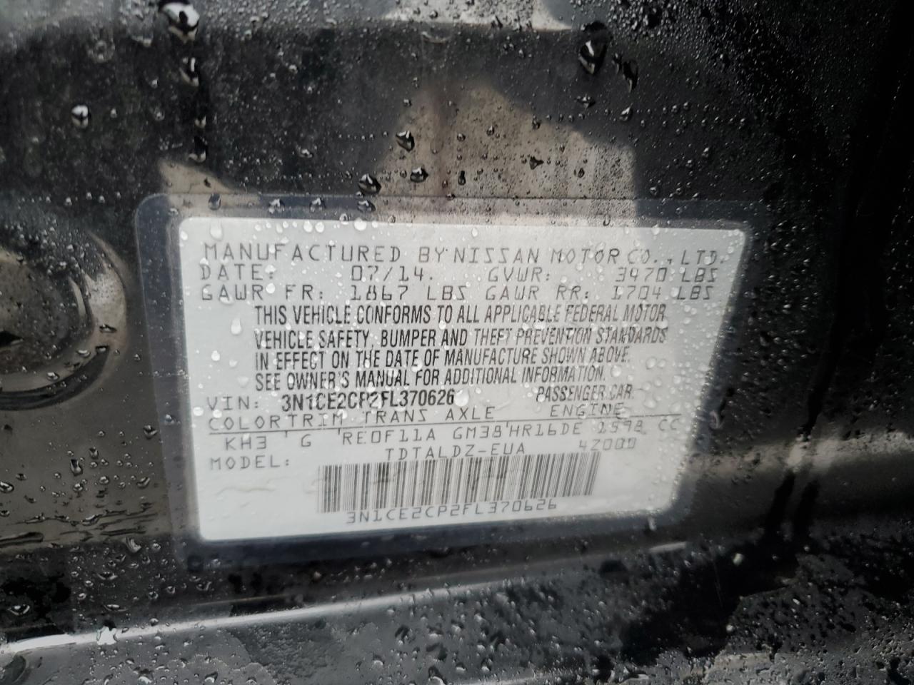 2015 Nissan Versa - Image 12