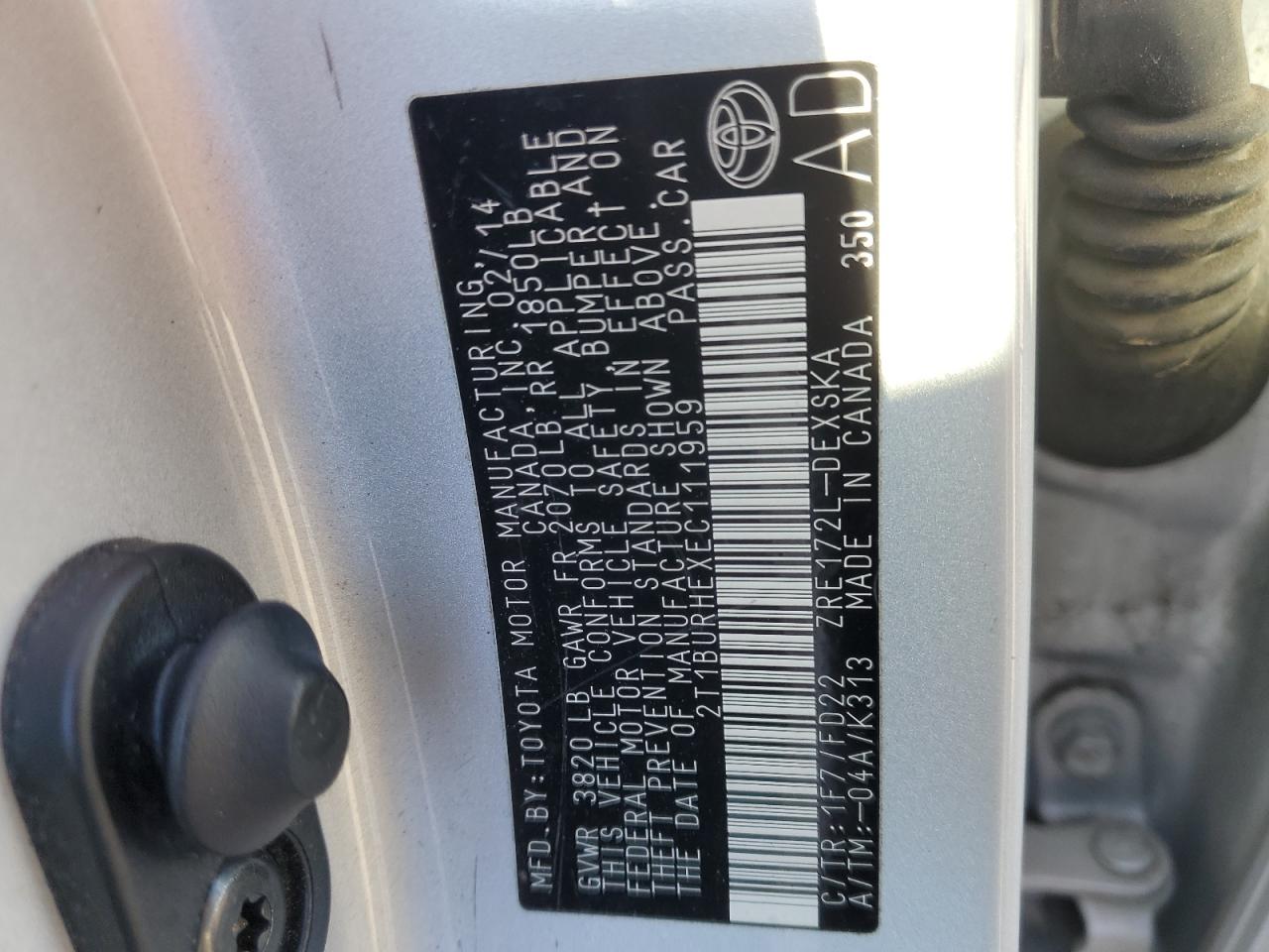 2014 Toyota Corolla - Image 12