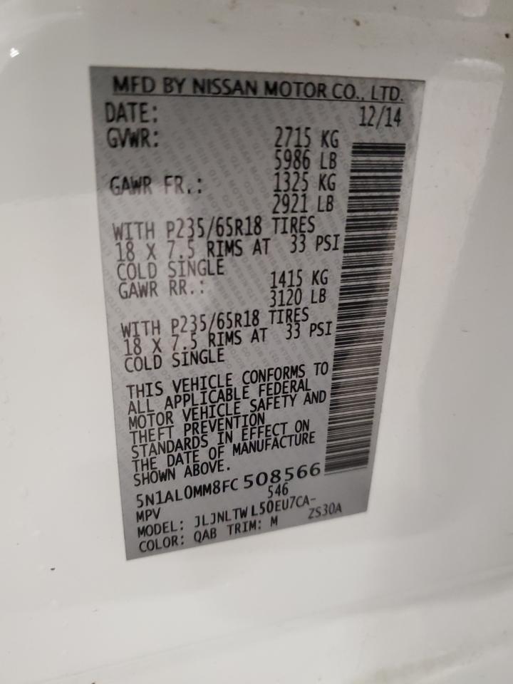 2015 Infiniti QX60 - Image 13