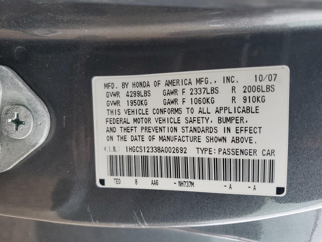 2008 Honda Accord - Image 15
