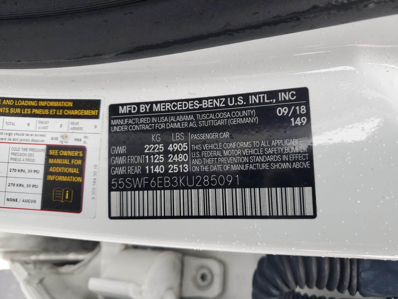 2019 Mercedes-Benz C-klasse - Image 12