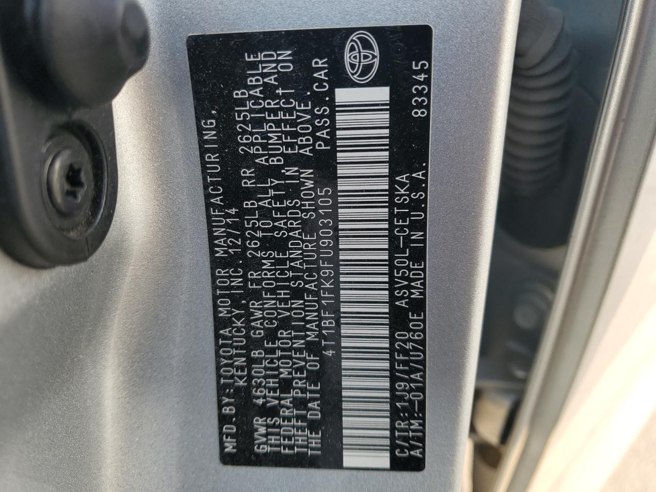 2015 Toyota Camry - Image 13