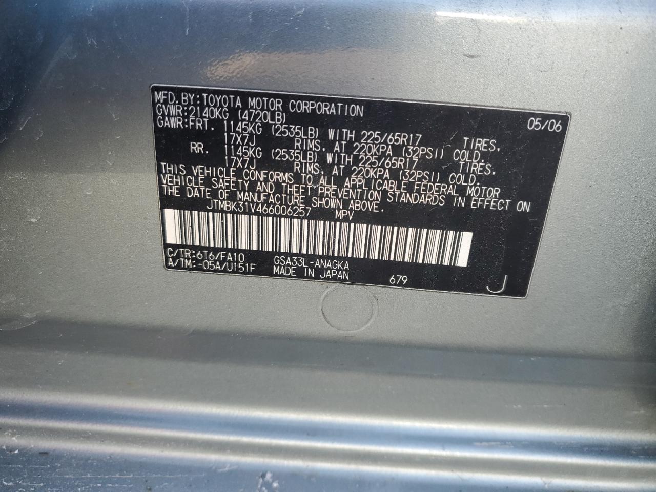 2006 Toyota RAV 4 - Image 13