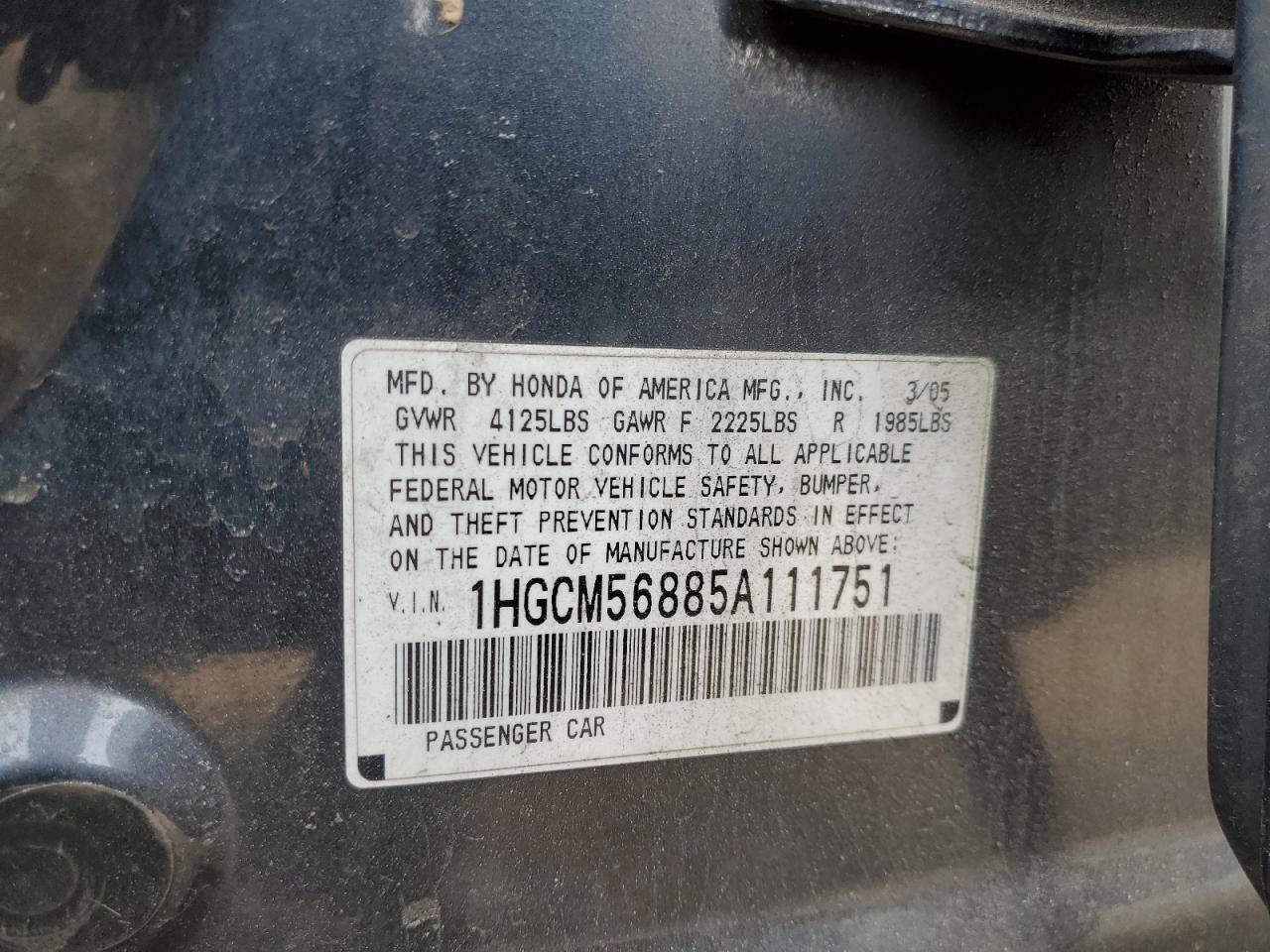 2005 Honda Accord - Image 12