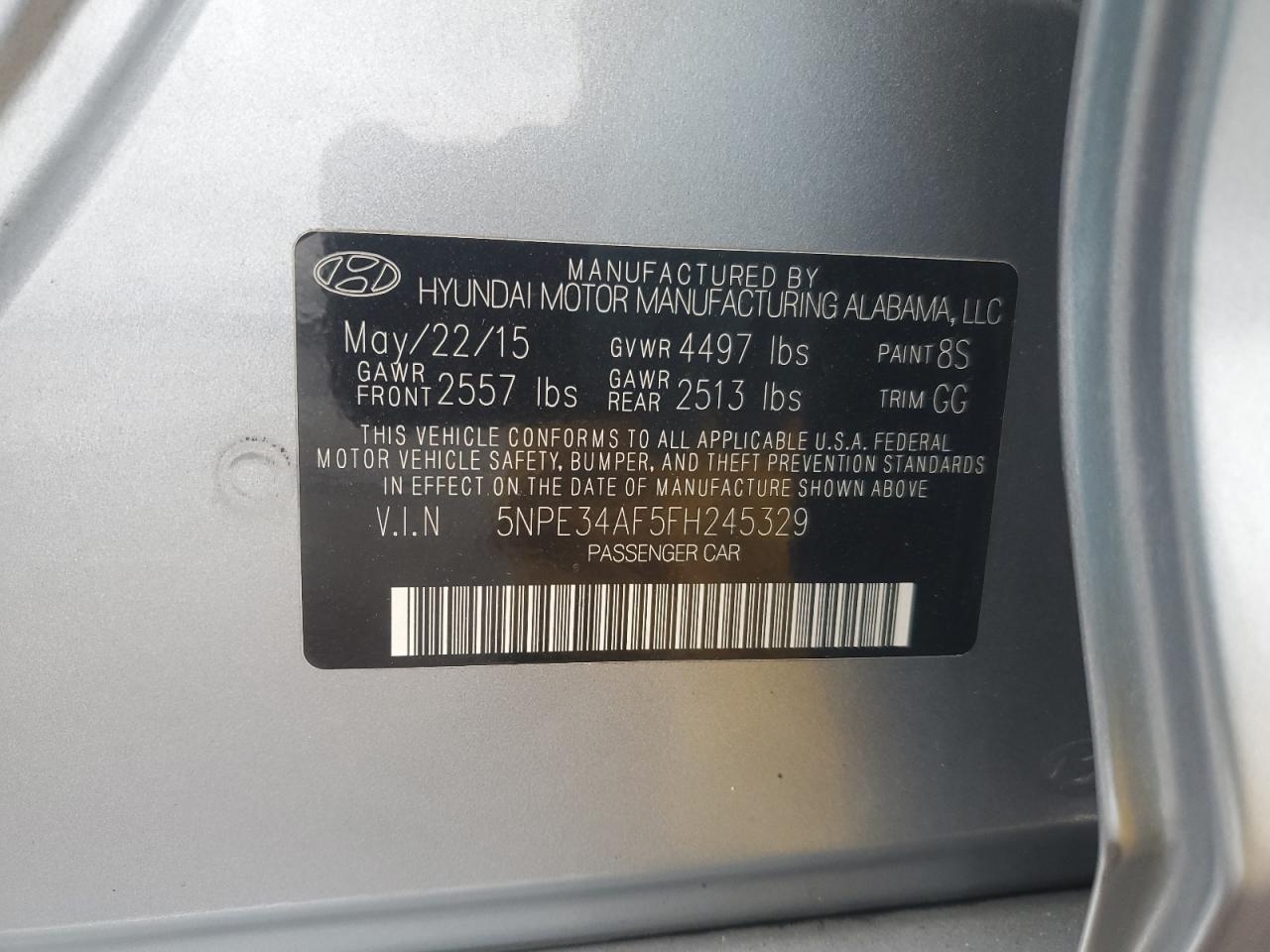 2015 Hyundai Sonata - Image 14