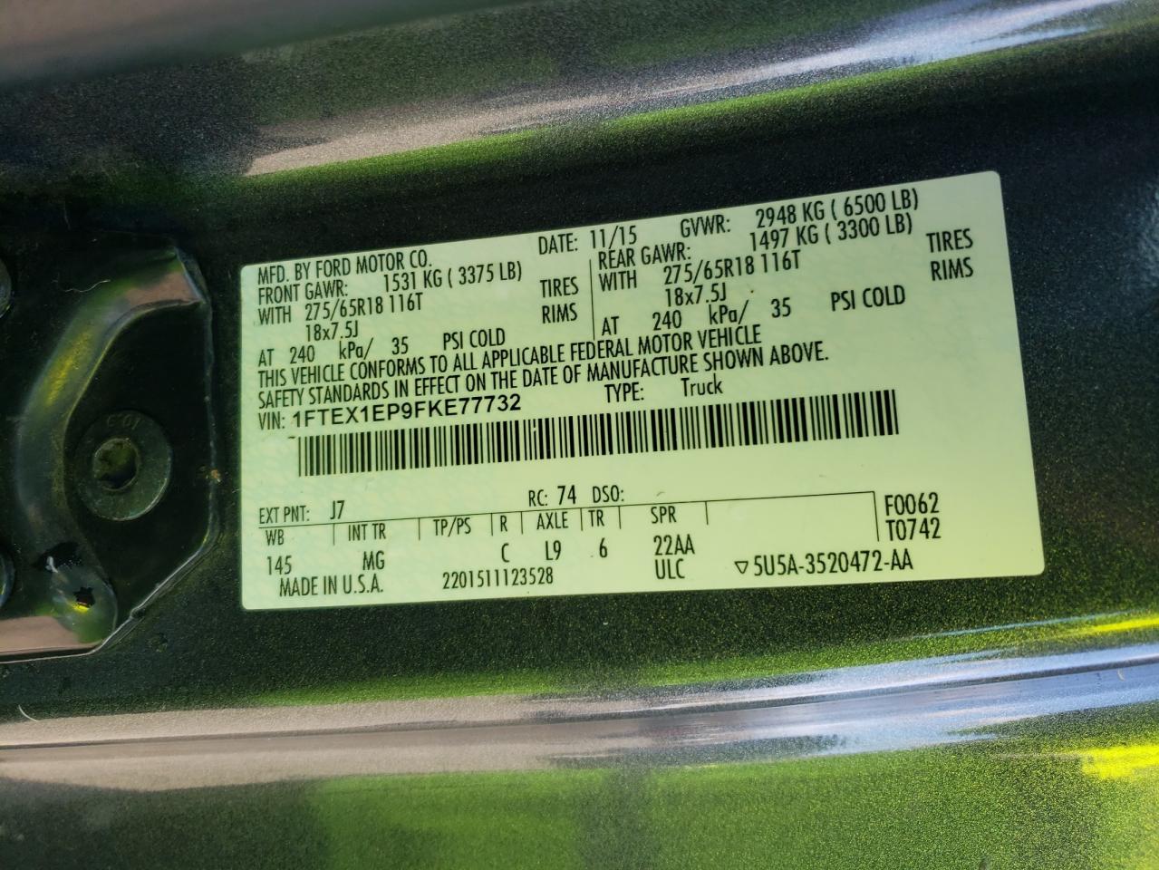 2015 Ford F-150 - Image 14