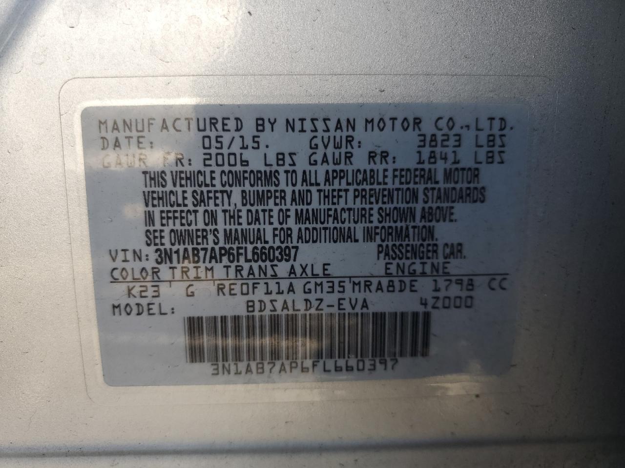 2015 Nissan Sentra - Image 12