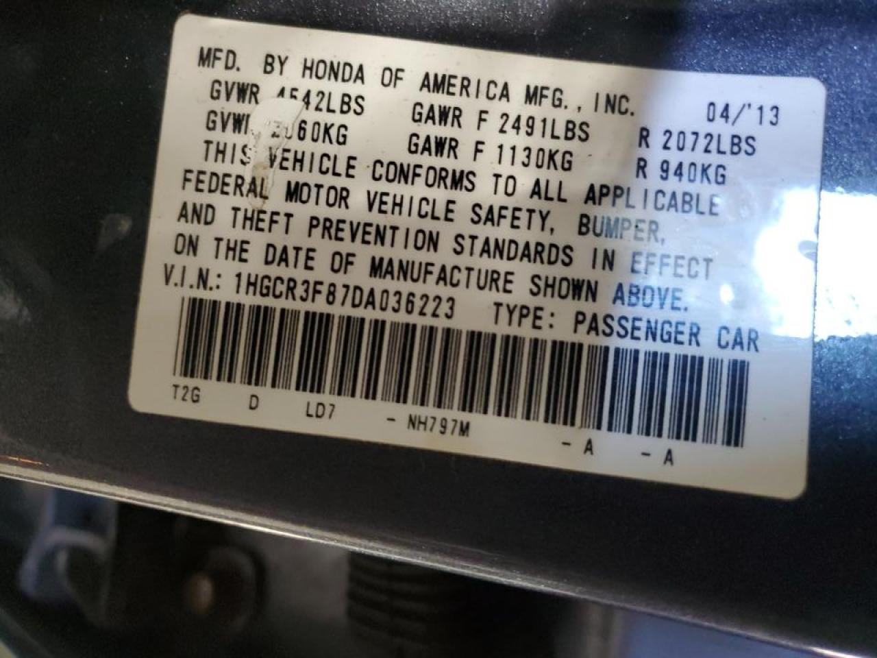 2013 Honda Accord - Image 12