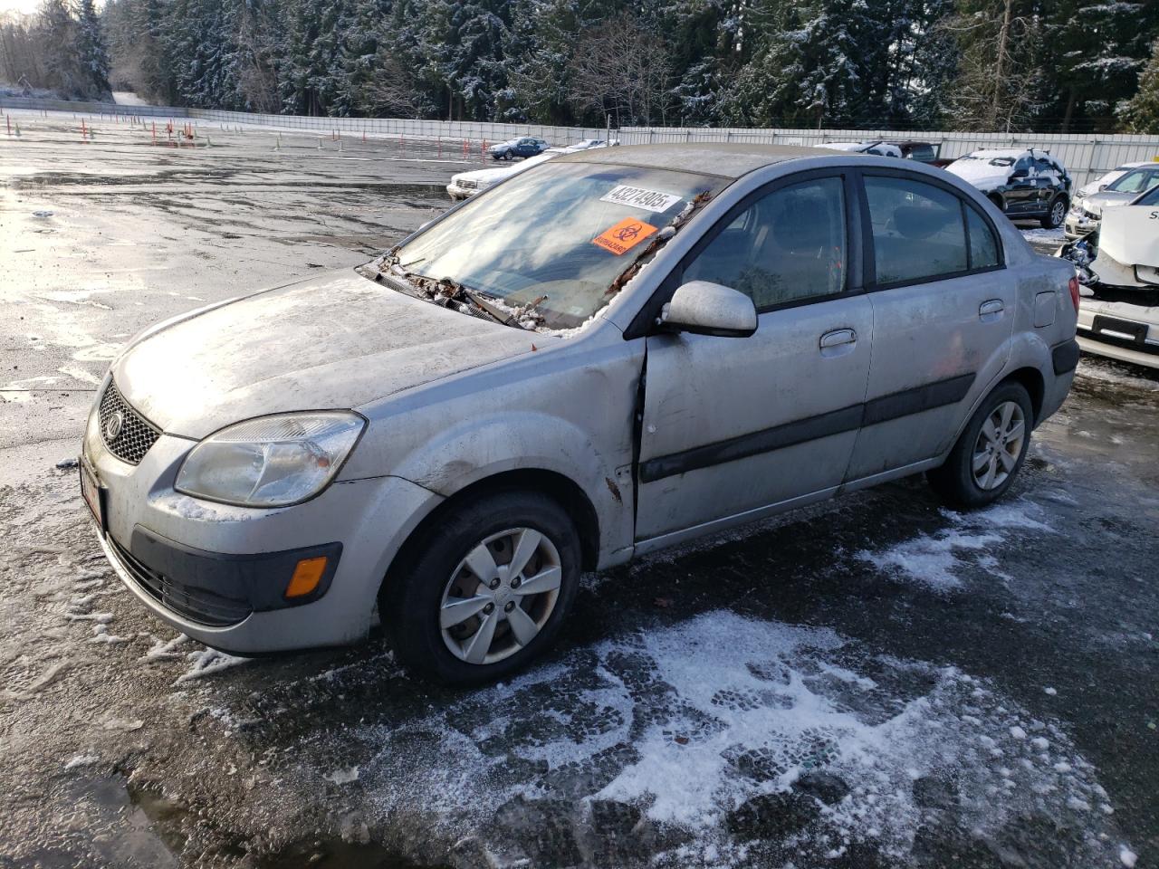 2008 Kia Rio Base de vânzare în Arlington, WA - Front End