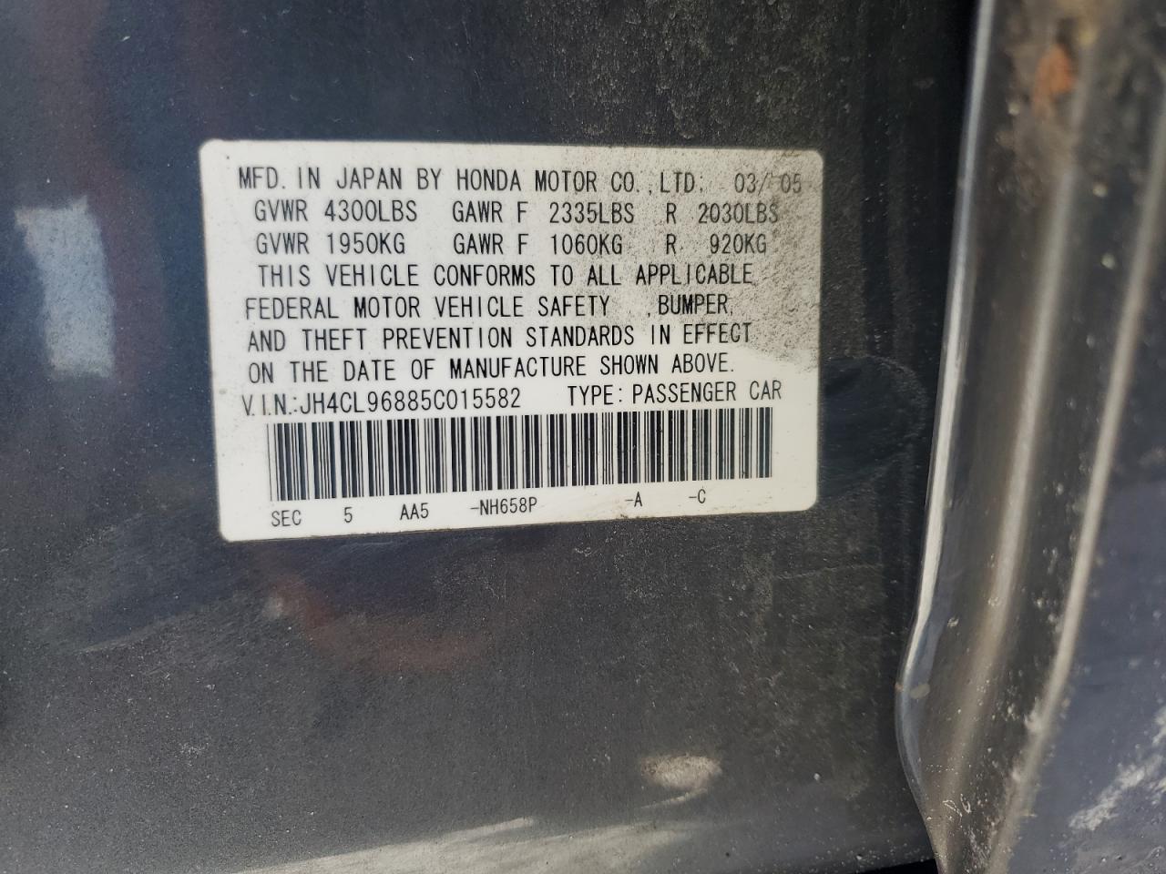 2005 Acura TSX - Image 13