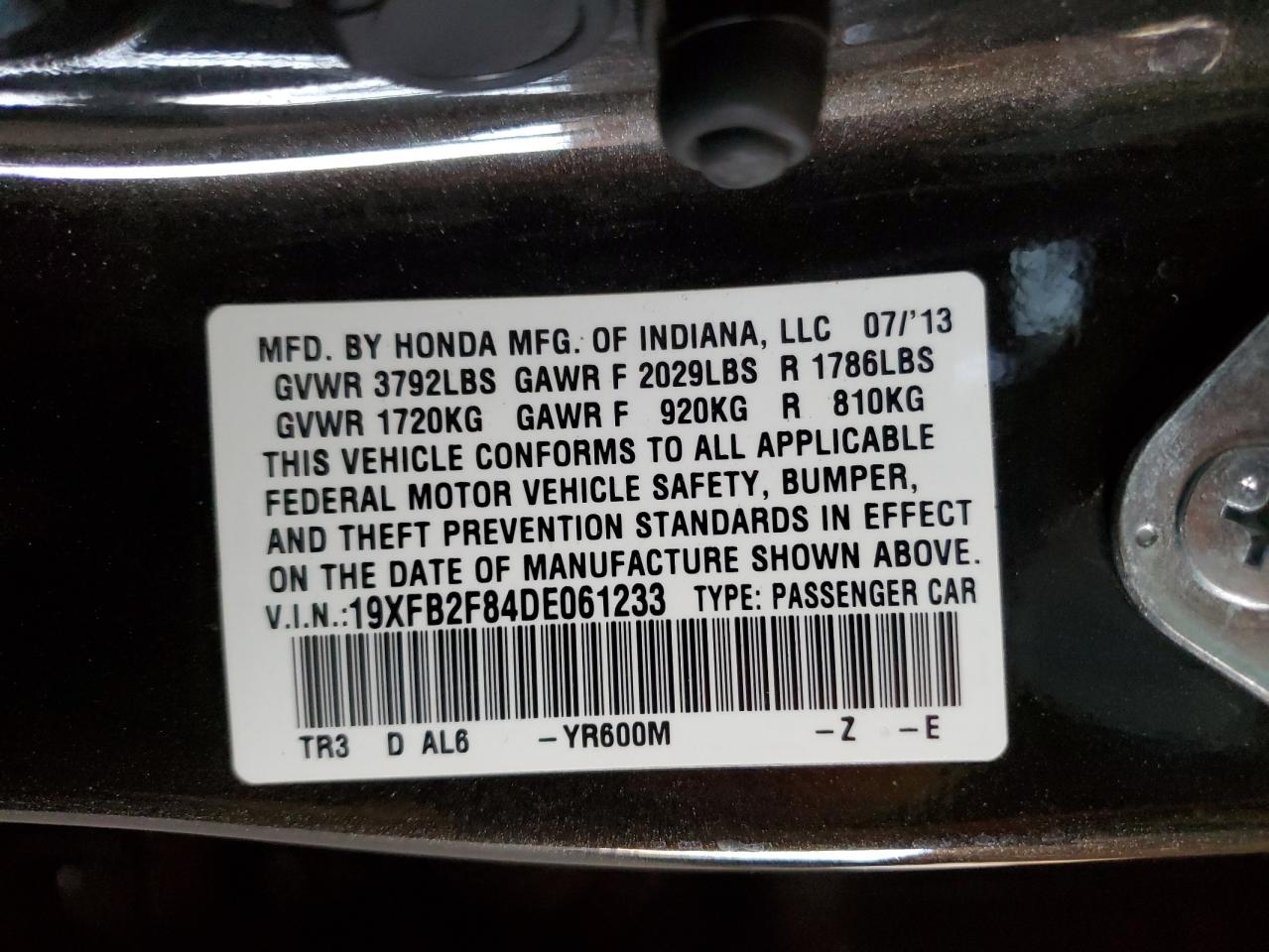 2013 Honda Civic - Image 12
