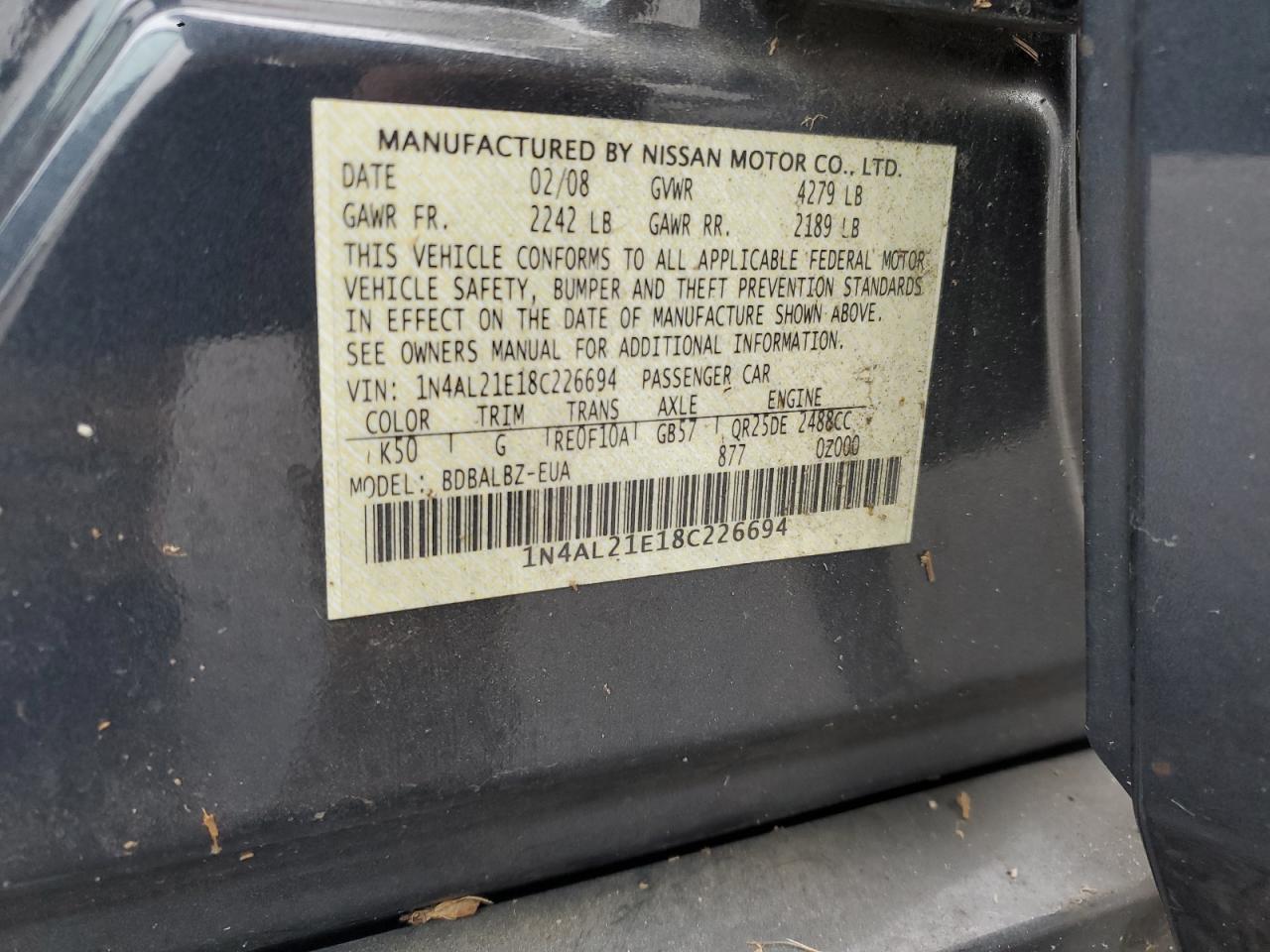 2008 Nissan Altima - Image 13