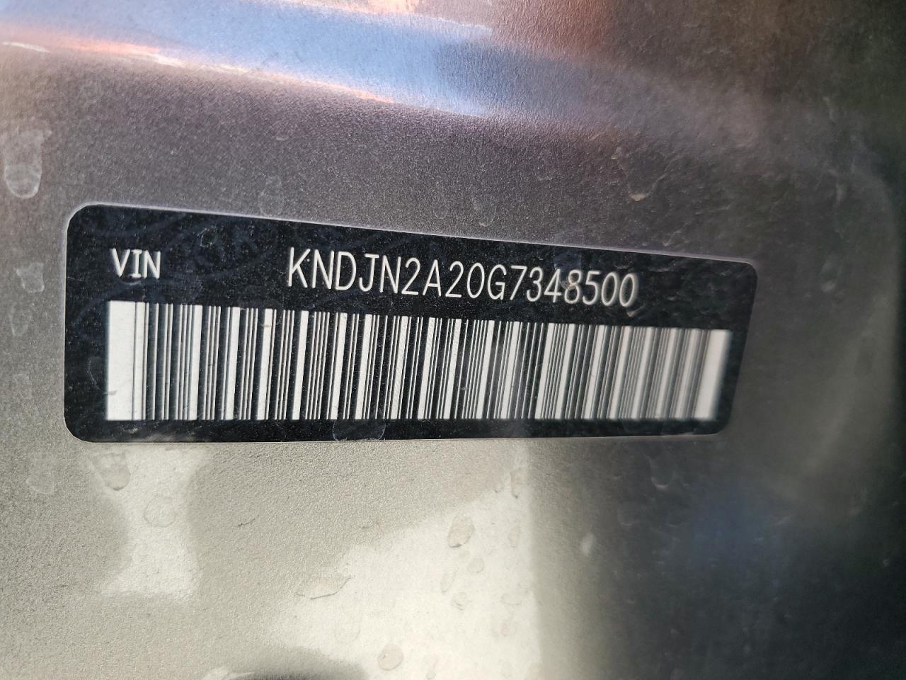 2016 Kia Soul VIN: KNDJN2A20G7348500 Lot: 44640105