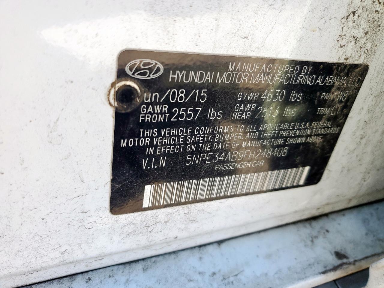 2015 Hyundai Sonata - Image 12