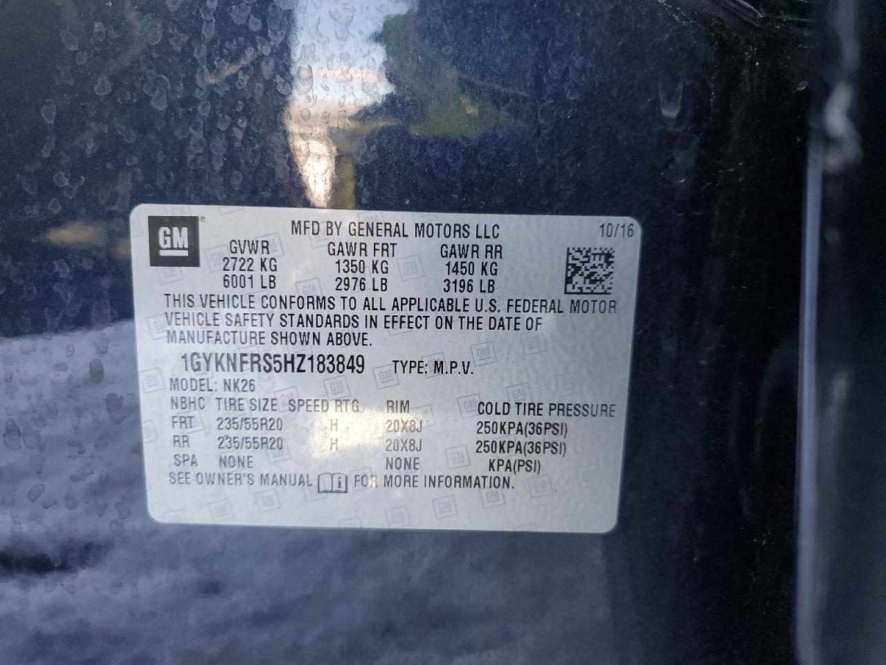 2017 Cadillac XT5 - Image 13
