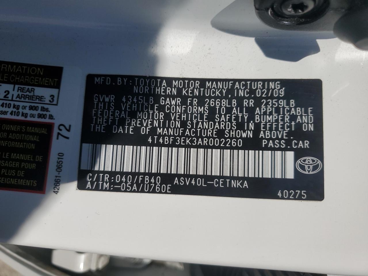 2010 Toyota Camry - Image 14
