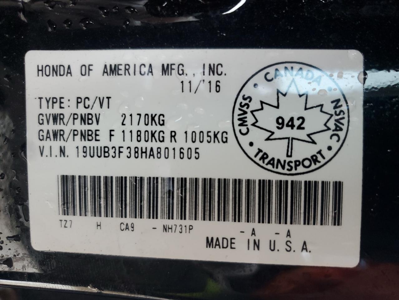 2017 Acura TLX - Image 12