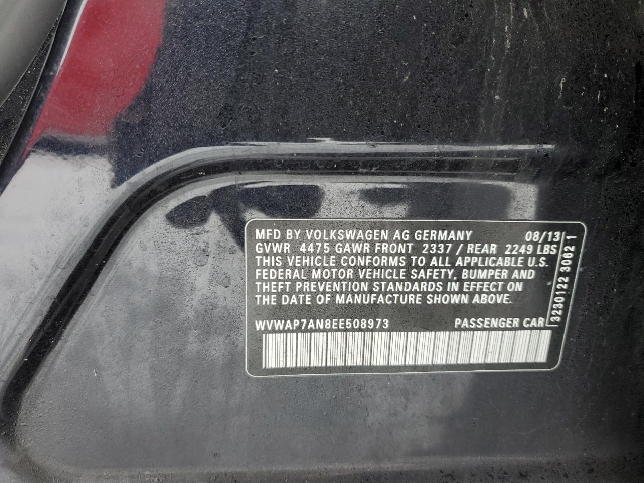 2014 Volkswagen Passat CC - Image 12