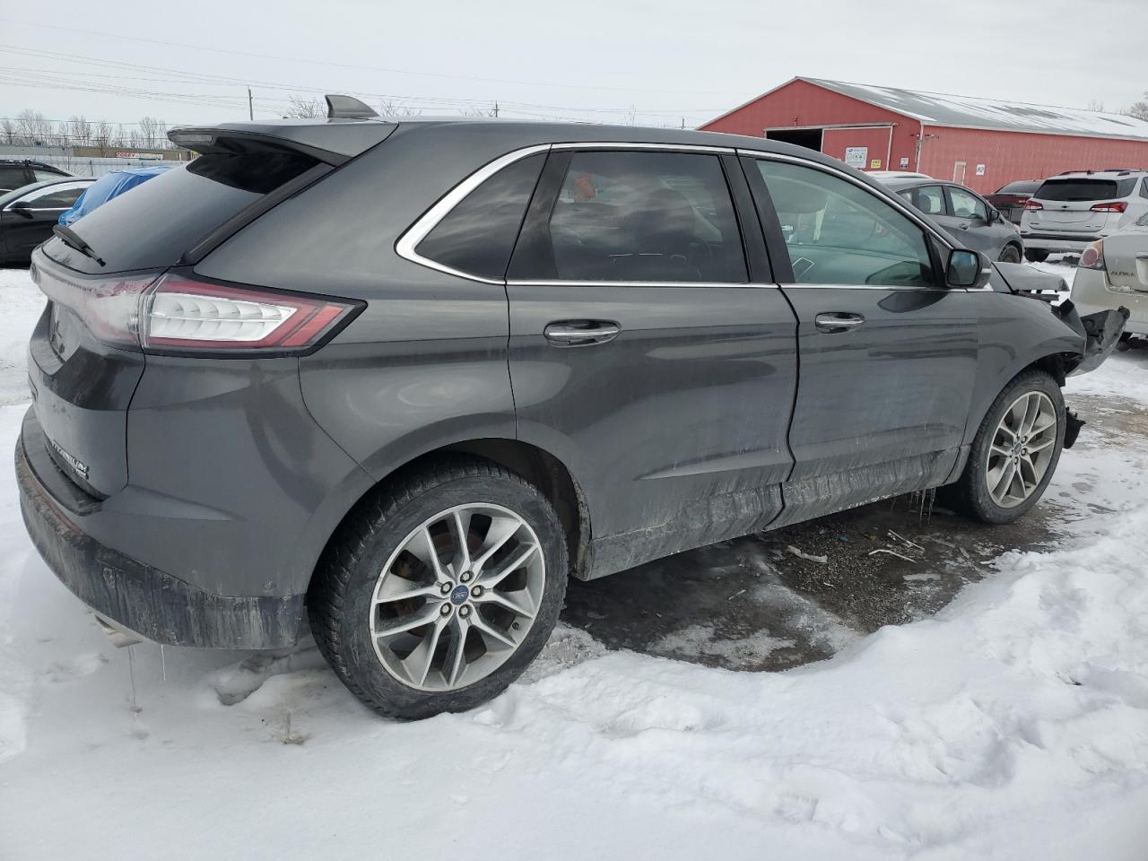 2016 Ford Edge Titanium grey suv gas 2FMPK4K88GBC14595 photo #4