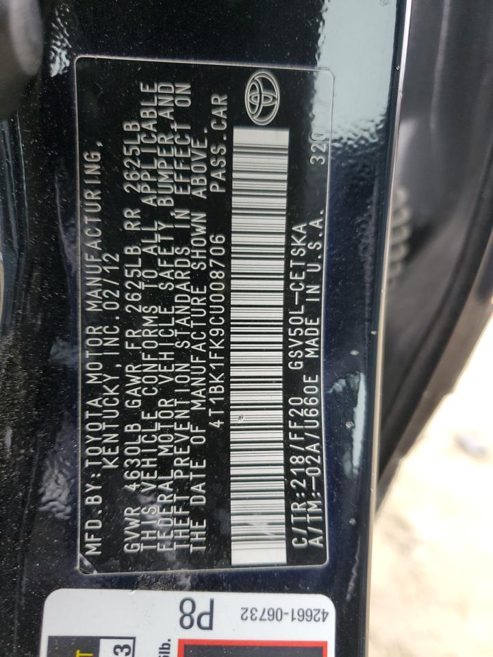 2012 Toyota Camry - Image 12