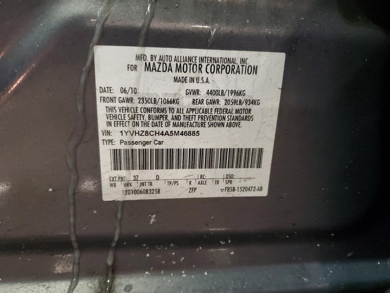 2010 Mazda 6 - Image 12