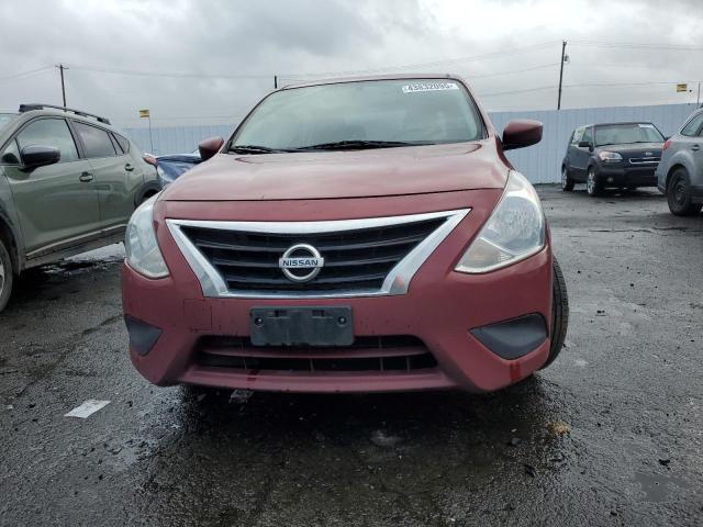  NISSAN VERSA 2017 Czerwony