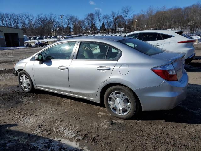  HONDA CIVIC 2012 Srebrny