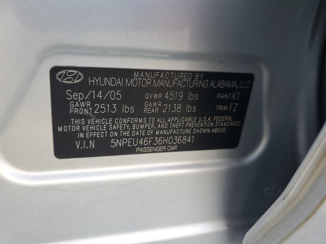 2006 Hyundai Sonata - Image 13