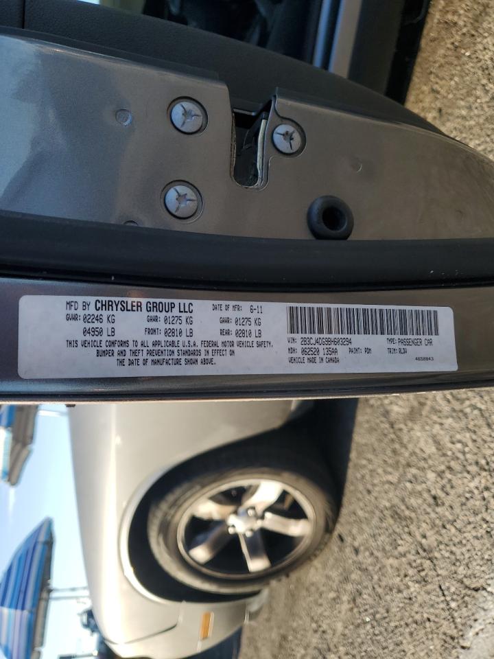 2011 Dodge Challenger VIN: 2B3CJ4DG9BH603294 Lot: 66497195