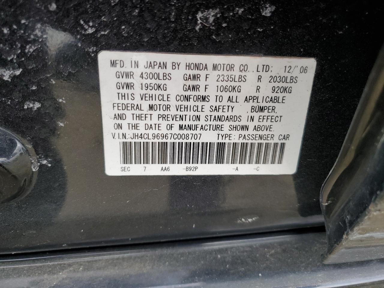 2007 Acura TSX - Image 13