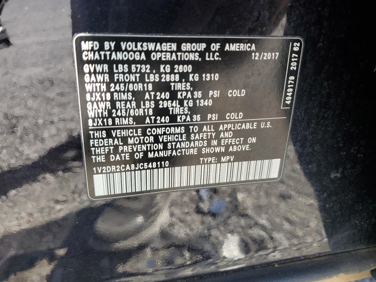 2018 Volkswagen Atlas - Image 15