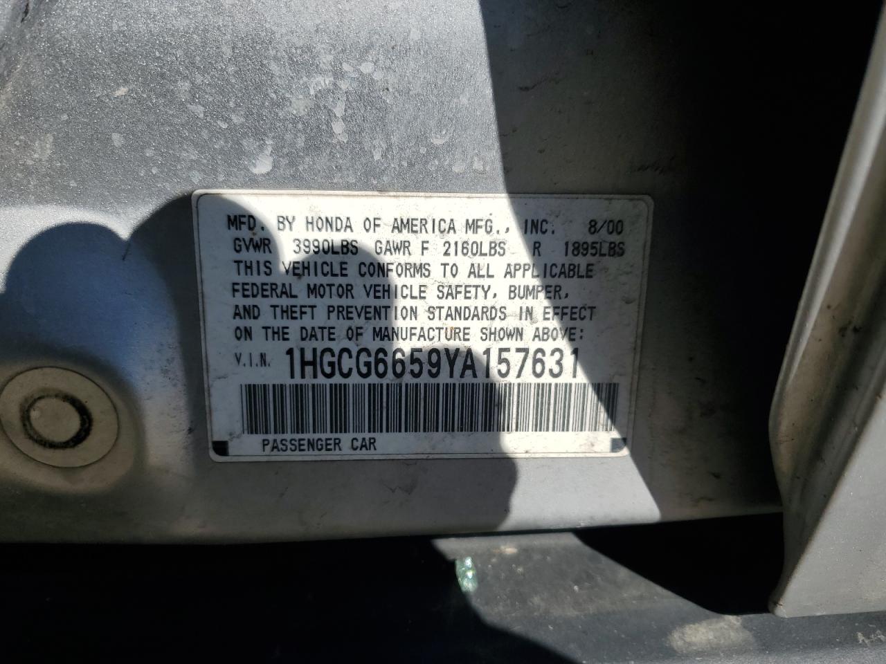 2000 Honda Accord - Image 15