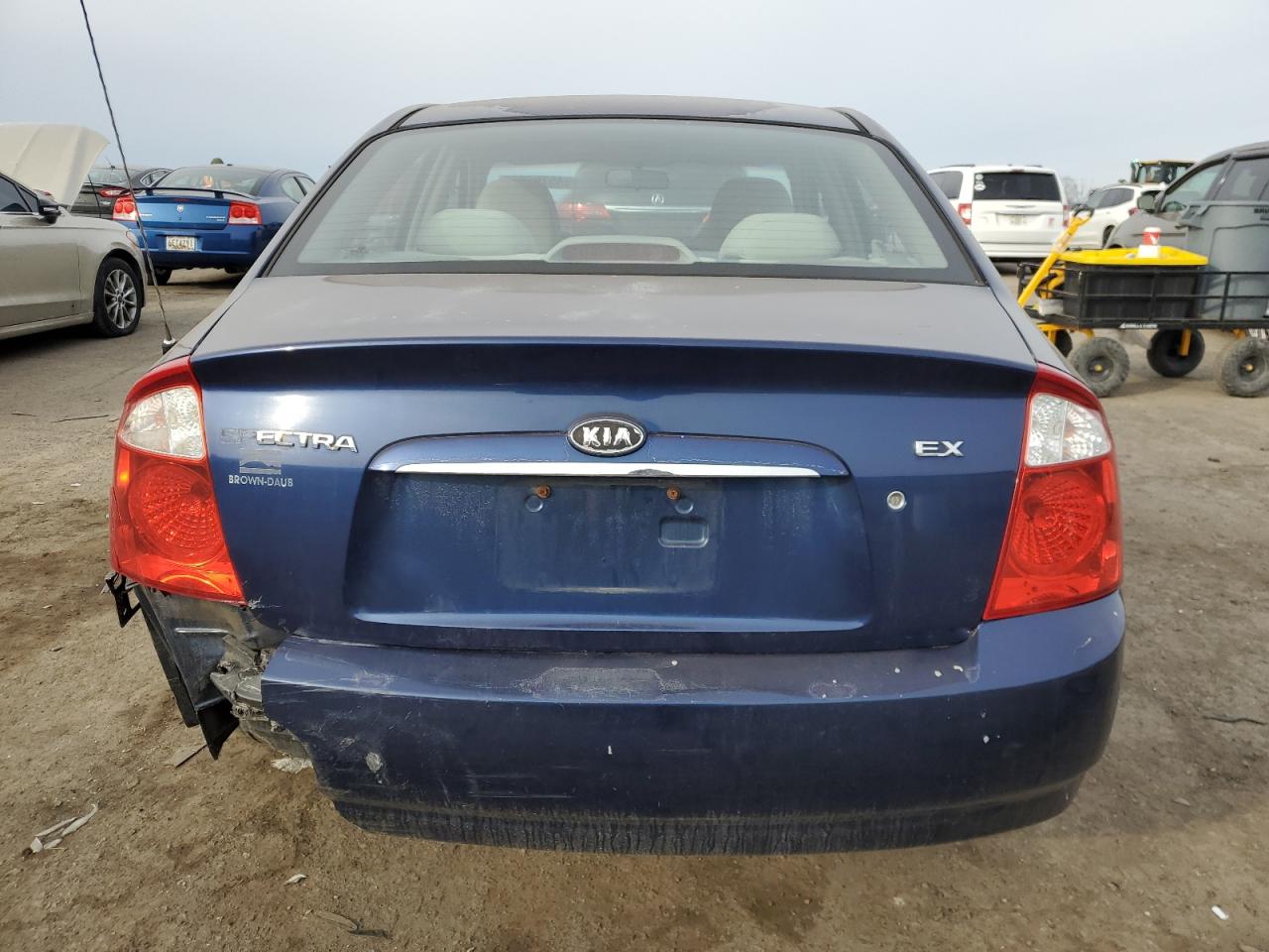 2006 Kia Spectra Lx VIN: KNAFE121165219419 Lot: 45706825