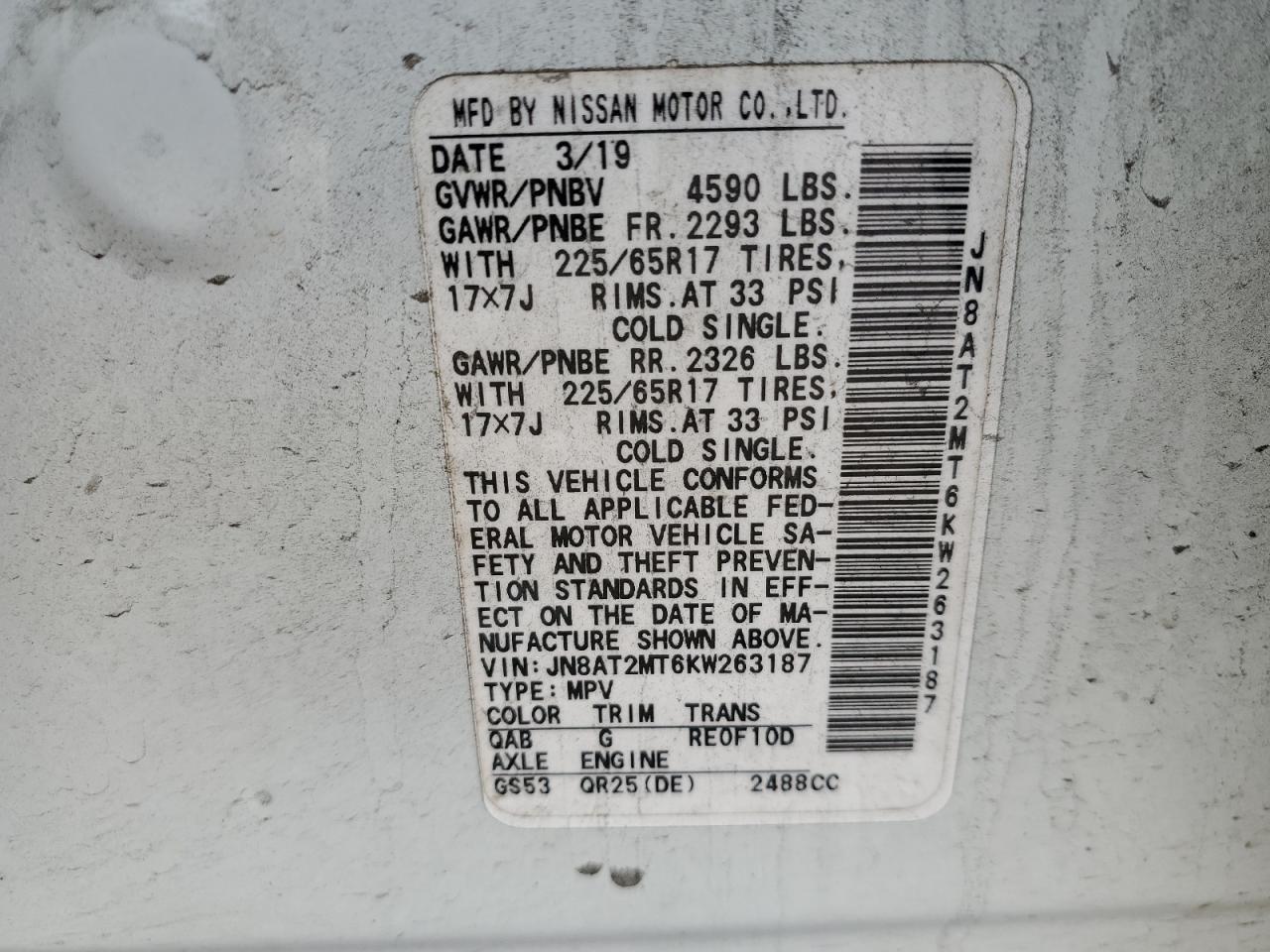 2019 Nissan Rogue - Image 14
