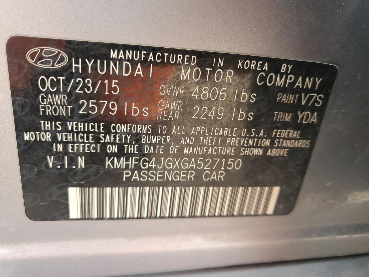 2016 Hyundai Azera - Image 12