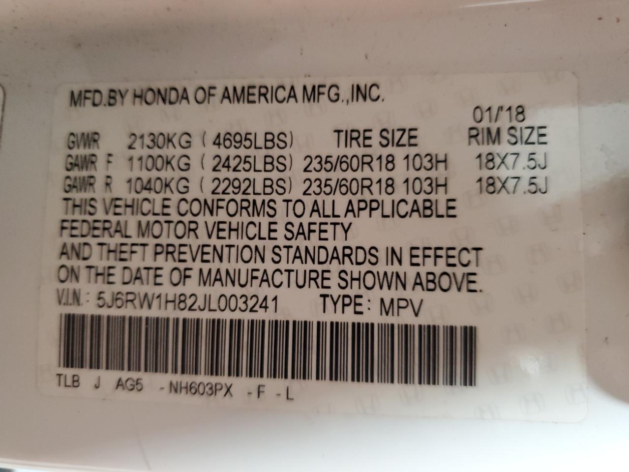 2018 Honda CR-V - Image 13