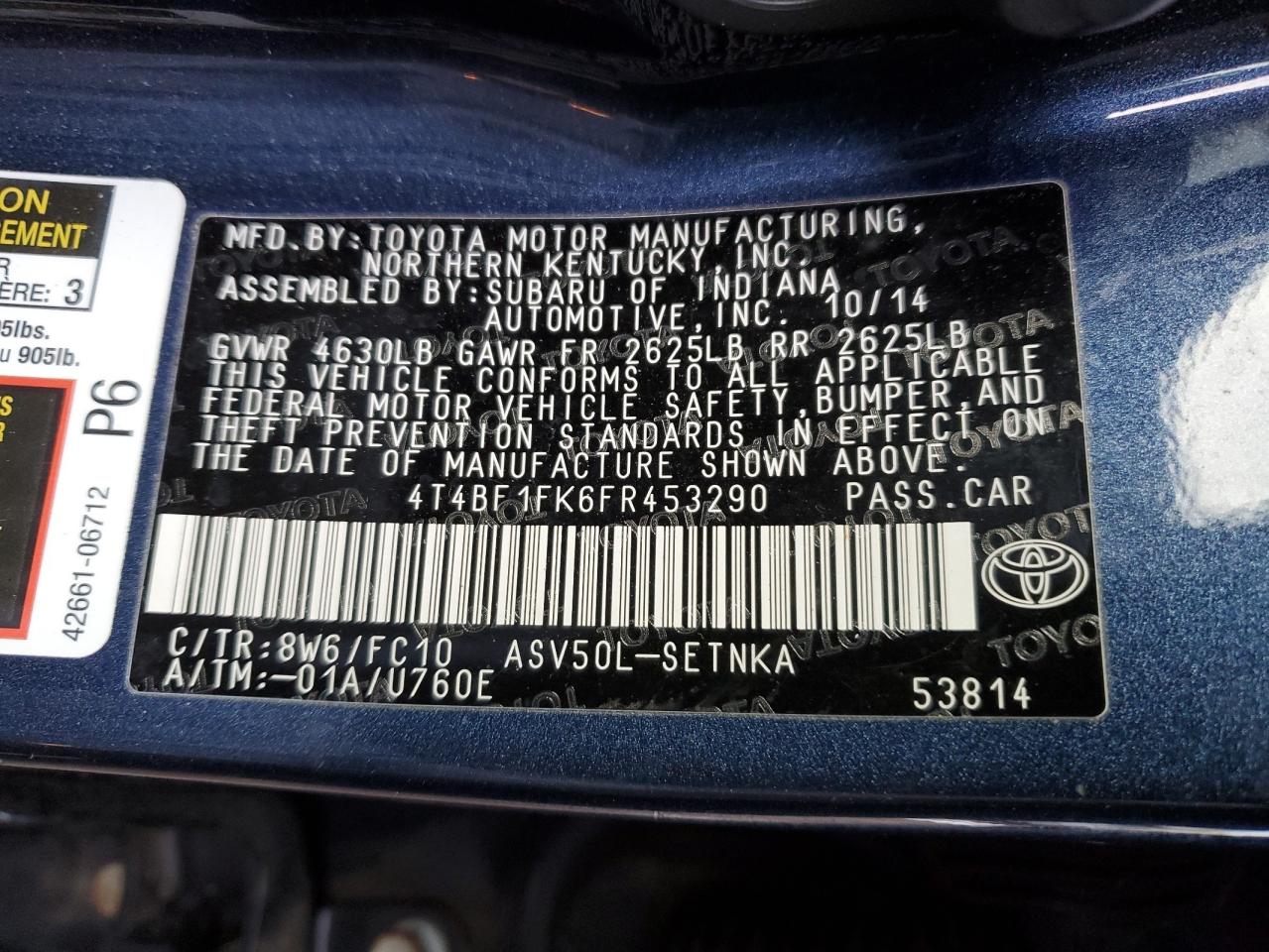 2015 Toyota Camry - Image 14