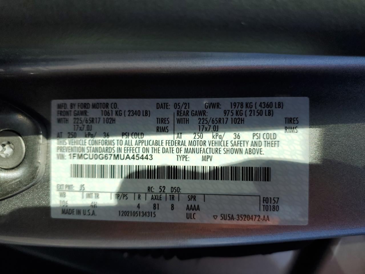 2021 Ford Escape - Image 14