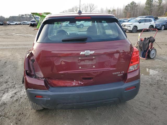  CHEVROLET TRAX 2016 Burgundy