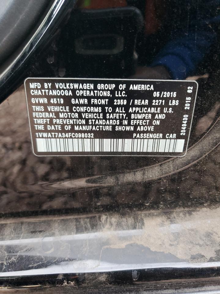 2015 Volkswagen Passat - Image 12