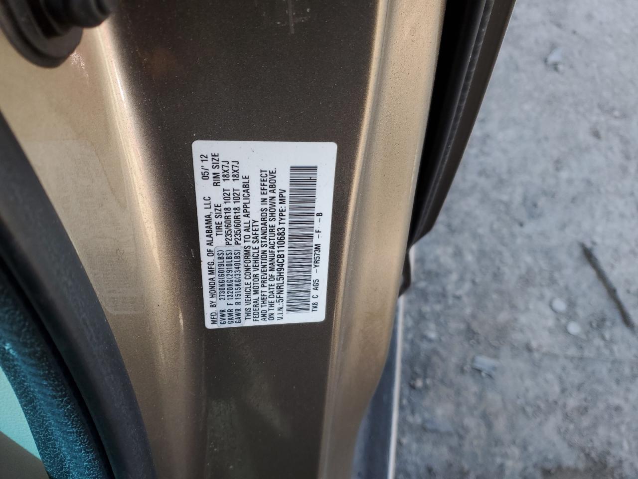 2012 Honda Odyssey - Image 13