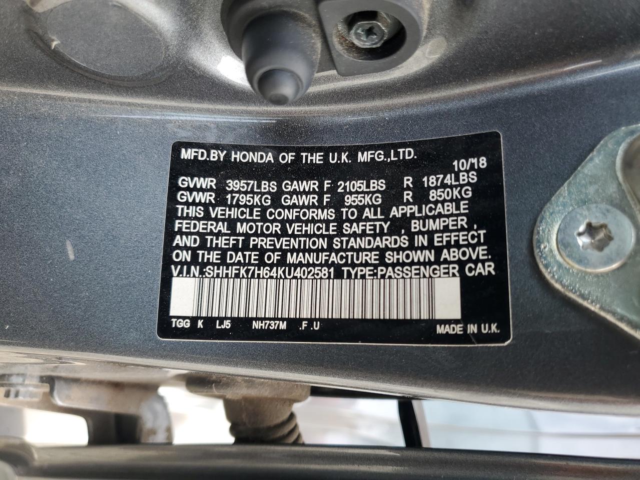2019 Honda Civic - Image 12