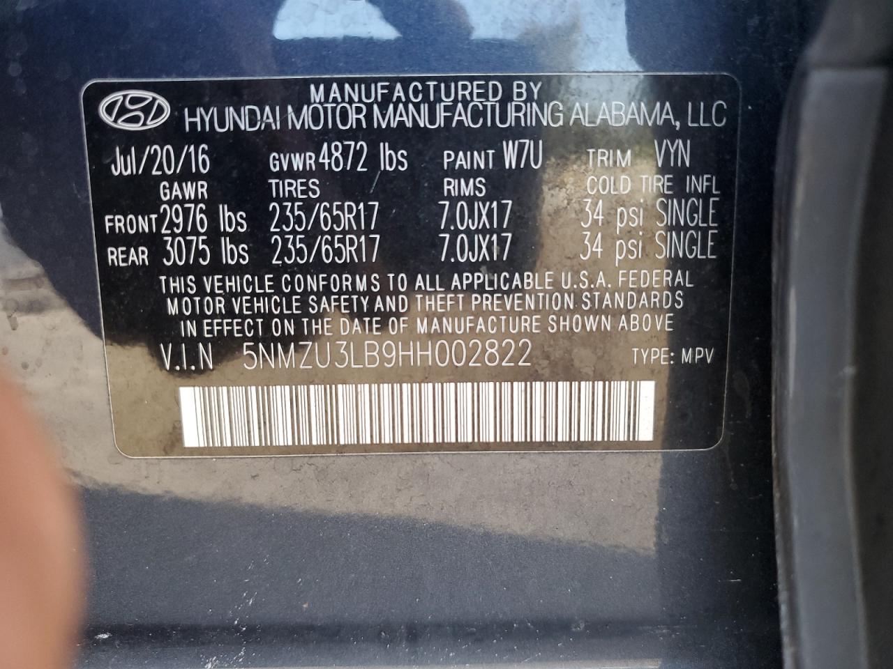 2017 Hyundai Santa Fe - Image 15