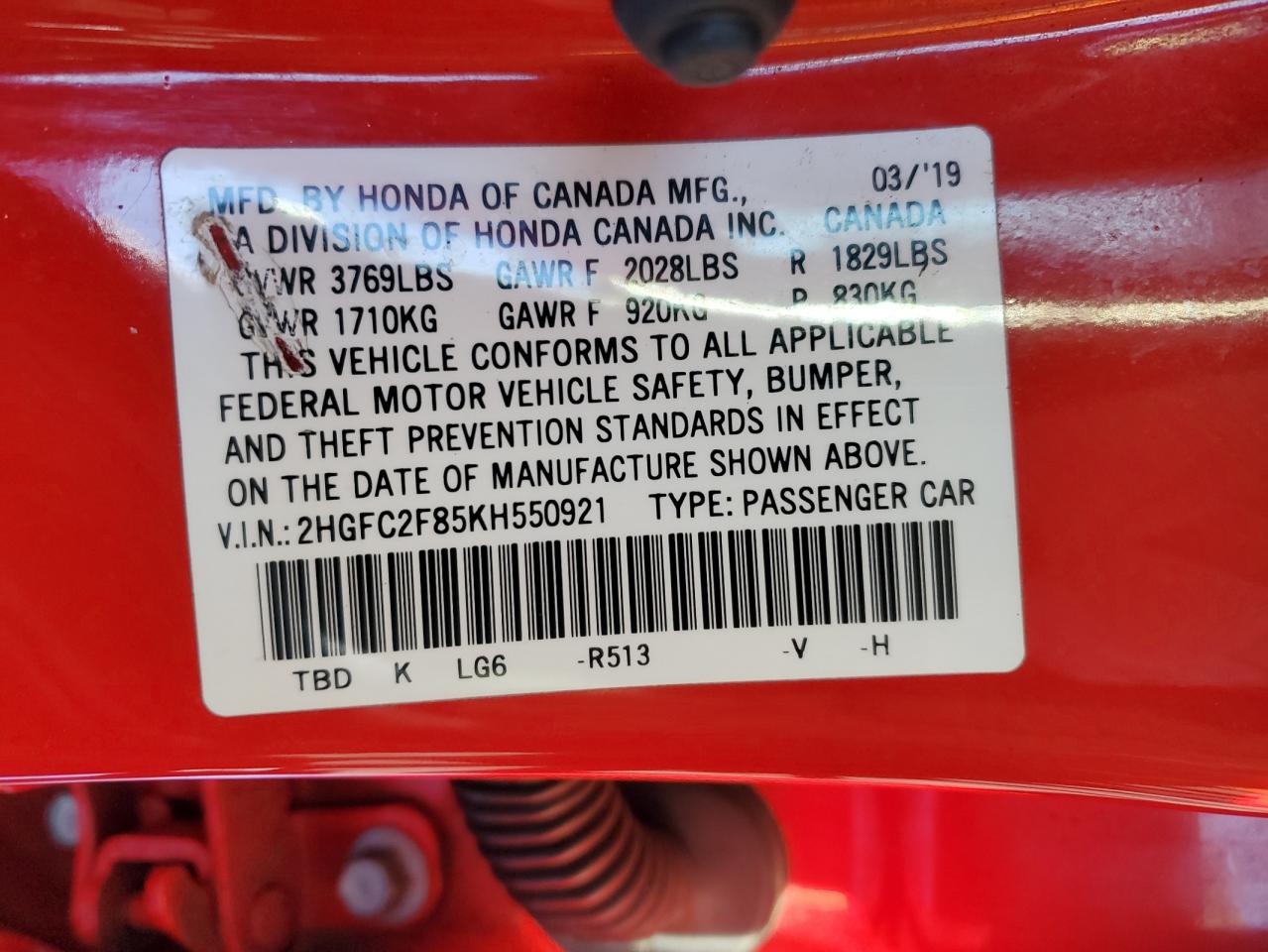 2019 Honda Civic - Image 14
