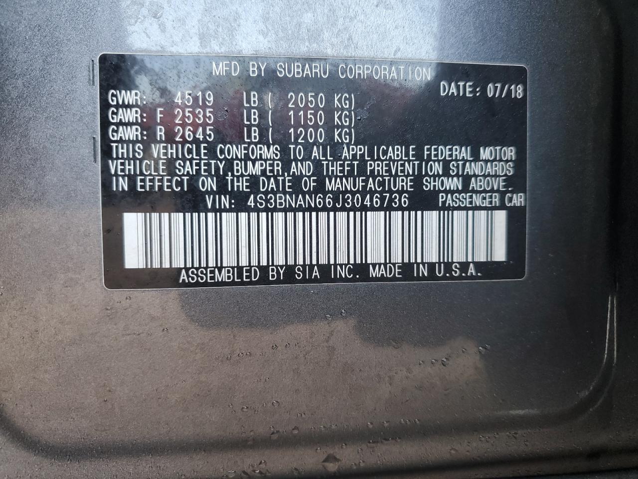 2018 Subaru Legacy - Image 13