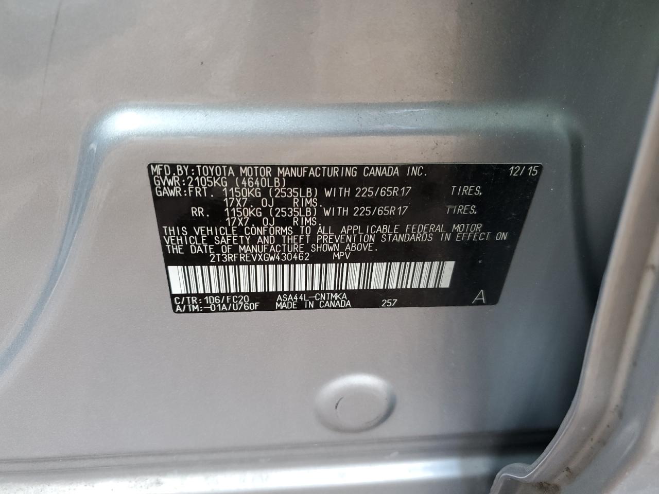 2016 Toyota RAV 4 - Image 13